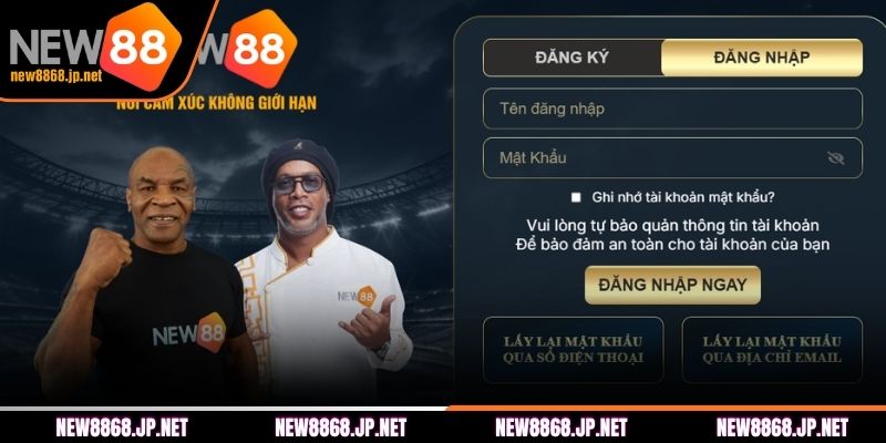 Làm thế nào khi quên mật khẩu NEW88?